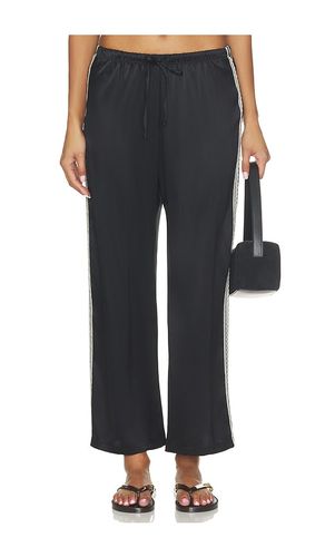 The Silk Lace Stripe Crop Pant en . Taille XS. Also en S, M, L - DONNI. - Modalova