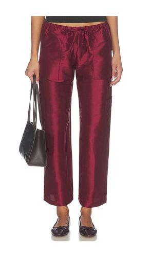 PANTALON CARGO EN TAFFETAS AVEC CORDON en . Taille M. Also en S - DONNI. - Modalova