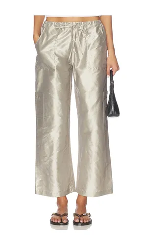 PANTALON CARGO EN TAFFETAS AVEC CORDON en . Taille L. Also en XL - DONNI. - Modalova