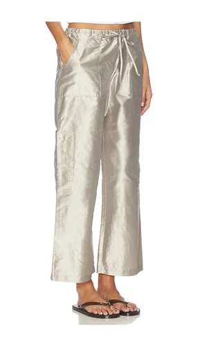 PANTALON CARGO EN TAFFETAS AVEC CORDON en . Taille L. Also en XL - DONNI. - Modalova