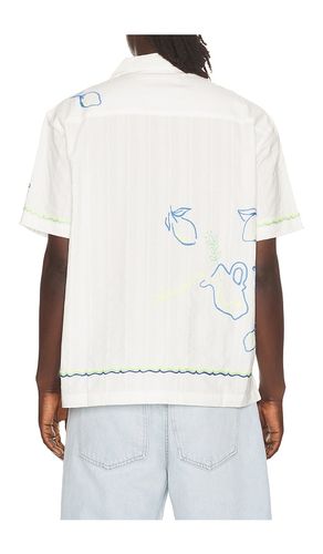 Hand Drawing Open Collared Shirt in . Size L. Also in M, XL - Dunst - Modalova