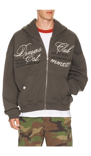 Cursive Zip Up Hoodie in . Size L. Also in M, S, XL/1X - DRMERS CLUB - Modalova