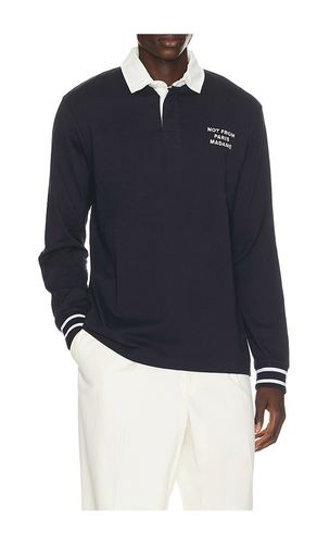 Slogan Longsleeve Polo en . Taille S. Also en M, L, XL/1X, XXL/2X - Drôle De Monsieur - Modalova