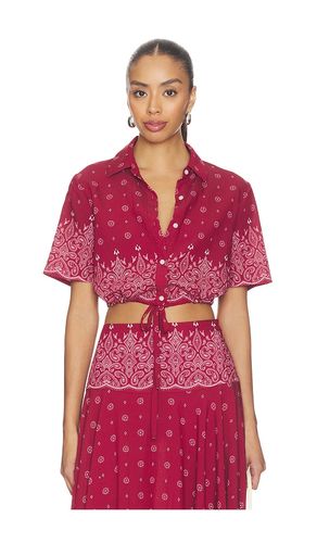 CHEMISE CROPPED BOUTONNÉE ROSIE en . Taille M. Also en S, XS - DEVON WINDSOR - Modalova