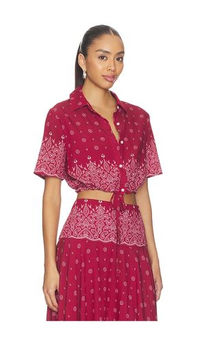 CHEMISE CROPPED BOUTONNÉE ROSIE en . Taille S. Also en XS - DEVON WINDSOR - Modalova