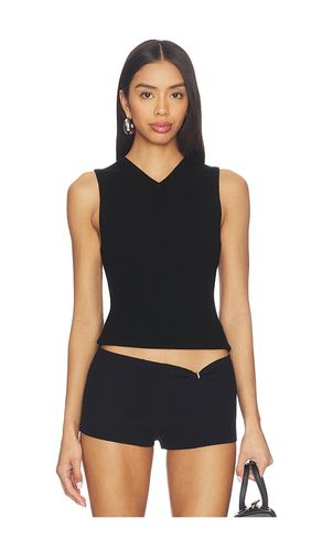 Susen Rib Knit V-neck Top en . Taille L. Also en M, S, XL - EAVES - Modalova