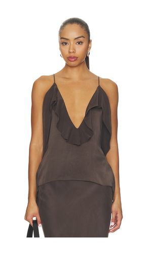 Emilia Washed Silk Top en . Taille L. Also en M, S, XL, XS, XXS - EAVES - Modalova