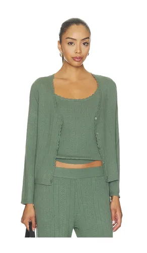 GILET MAILLE POINTELLE POINTELLE CARDIGAN en . Taille M. Also en S, XL, XS - eberjey - Modalova