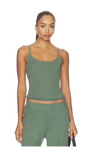 CARACO À COL ROND EN DENTELLE POINTELLE POINTELLE SCOOP NECK CAMI TOP en . Taille L. Also en M, S, XL, XS - eberjey - Modalova