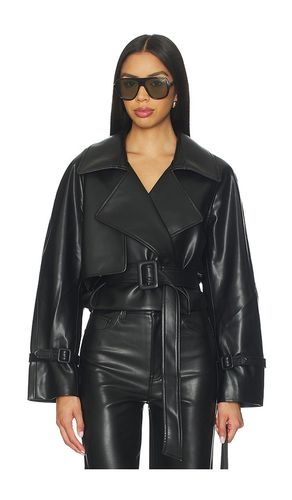 VESTE CROP EN SIMILICUIR CHARLES en . Taille S. Also en XS, M, L, XL - Elodie the Label - Modalova