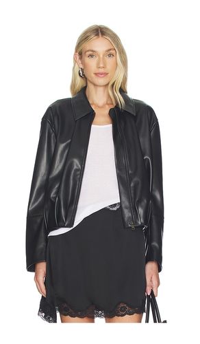 BLOUSON EN CUIR VÉGÉTAL KAEL en . Taille S. Also en - Elodie the Label - Modalova