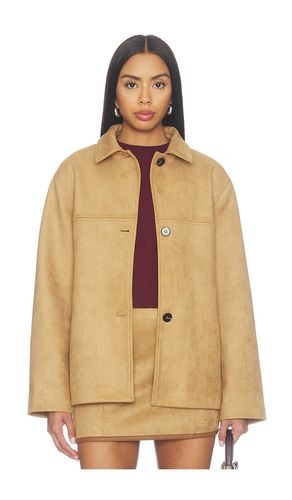Terrain Belted Faux Suede Jacket en . Taille L. Also en M, S, XL, XS - Elodie the Label - Modalova
