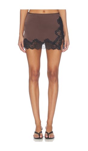 MINI JUPE EN SATIN CLAUDE en . Taille S. Also en XS, M - Elodie the Label - Modalova