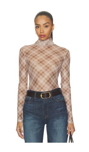 Bourbon Turtleneck Mesh Top en . Taille L. Also en M, S, XS - Elodie the Label - Modalova