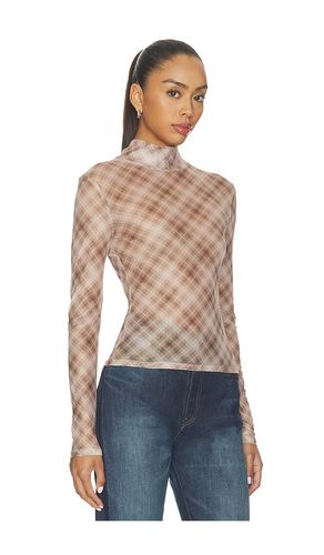 TOP EN MESH À COL ROULÉ BOURBON en . Taille L. Also en M, S, XS - Elodie the Label - Modalova