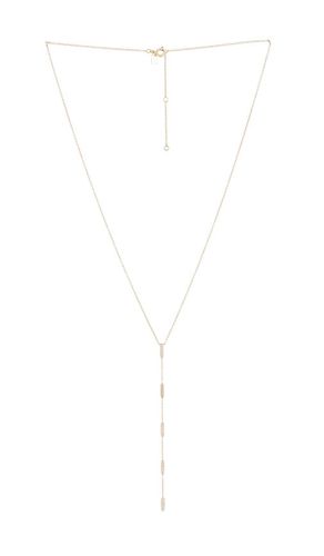 COLLIER LASSO PAVE DIAMOND ON POINT in - EF COLLECTION - Modalova