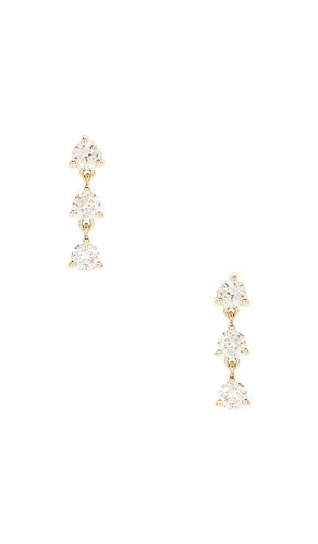 À CLOUS TRIPLE PRONG SET DIAMOND in - EF COLLECTION - Modalova