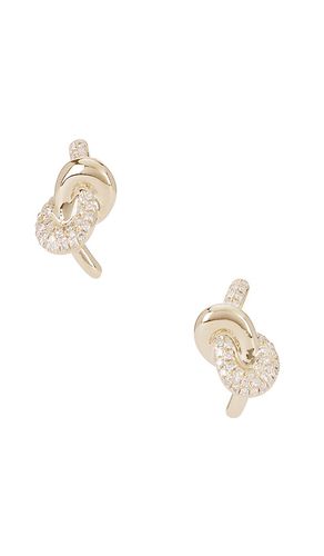 CLOUS D'OREILLES LOVE KNOT in - EF COLLECTION - Modalova