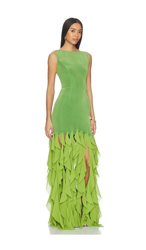 Marison Ruffled Fringe Gown in . Size L. Also in - ELLIATT - Modalova