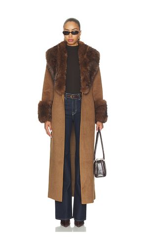 Veldra Fur Panel Coat en . Taille XS. Also en S - ELLIATT - Modalova