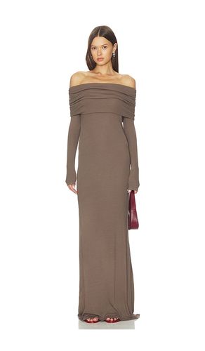 Silk Rib Off Shoulder Fluid Dress in . Size S. Also in XS - Enza Costa - Modalova