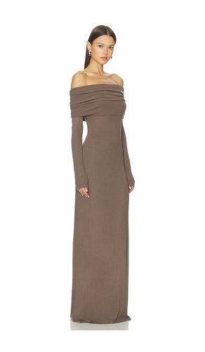 Silk Rib Off Shoulder Fluid Dress en . Taille M. Also en S, XS - Enza Costa - Modalova