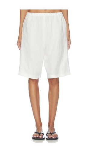 Linen Bermuda Short in . Size 0. Also in 1, 2, 4 - Enza Costa - Modalova