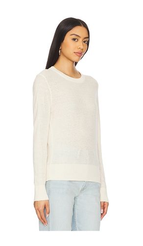 PULL RAS-DE-COU EN MAILLE AJOURÉE EN LIN en . Taille M. Also en S - Enza Costa - Modalova