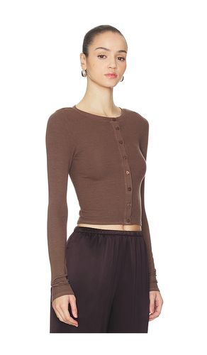 Silk Rib Essential Cardigan en . Taille L. Also en S - Enza Costa - Modalova