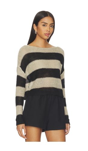 PULL BATEAU STRIPE LINEN BATEAU SWEATER en ,. Taille M. Also en S, XL - Enza Costa - Modalova