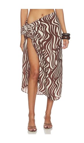 Wave Print Sarong in - Enza Costa - Modalova