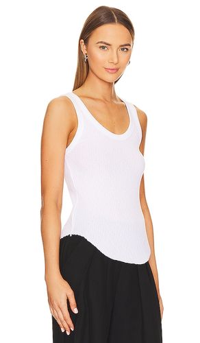 Pointelle Baseball Tank in . Size S. Also in L, XL, XS - Enza Costa - Modalova