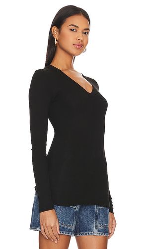 Rib Bold Long Sleeve U Top en . Taille M. Also en L, S, XL, XS - Enza Costa - Modalova