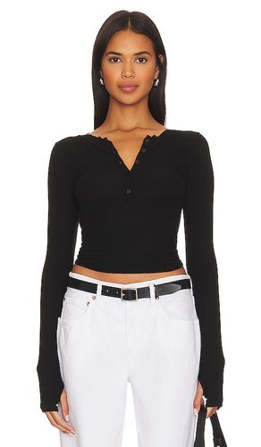Rib Baseball Henley in . Size M. Also in - Enza Costa - Modalova