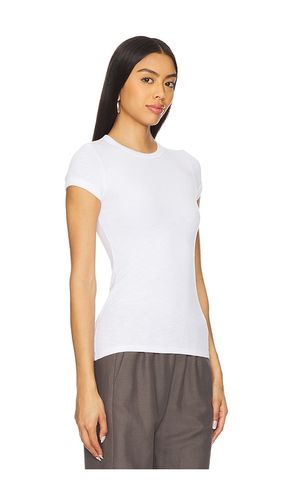 Cap Sleeve Crew Tee in . Size L. Also in M, S, XS - Enza Costa - Modalova