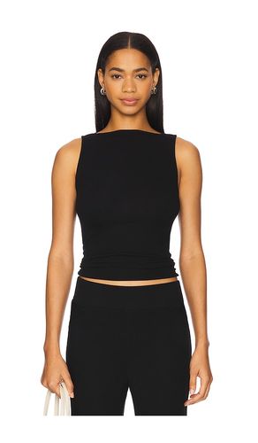 Silk Knit Sleeveless Boatneck Top en . Taille L. Also en M, S - Enza Costa - Modalova
