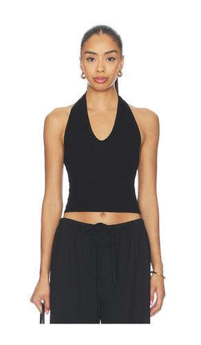 Silk Rib U Halter in . Size L. Also in M, S, XS - Enza Costa - Modalova