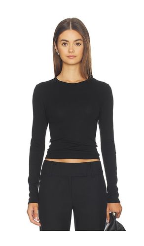 Fine Supima Cotton Long Sleeve Crew in . Size L. Also in M, S, XS - Enza Costa - Modalova