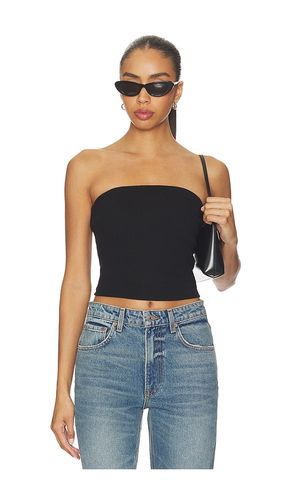Cotton Rib Bandeau Top in . Size L. Also in M, S, XL, XS - Enza Costa - Modalova