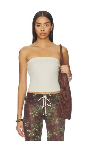 TOP BANDEAU EN COTON CÔTELÉ en . Taille S. Also en XS - Enza Costa - Modalova
