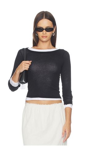 Tissue Jersey Layered Longsleeve in . Size M. Also in S, XS - Enza Costa - Modalova