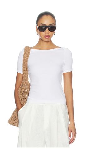 Supima Cotton Bateau Tee in . Size L. Also in M, XL - Enza Costa - Modalova