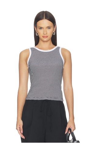Cotton Mini Stripe Tank in & . Size L. Also in M, S, XL, XS - Enza Costa - Modalova