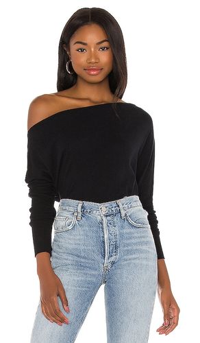 Cashmere Cuffed Off Shoulder Long Sleeve Top en . Taille M. Also en XS - Enza Costa - Modalova
