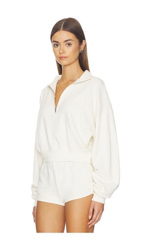 SWEAT-SHIRT CROPPED AVEC DEMI-GLISSIÈRE en . Taille M. Also en S, XL - Eterne - Modalova