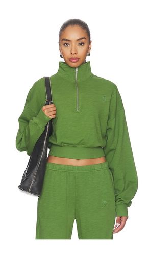 SWEAT-SHIRT CROPPED AVEC DEMI-GLISSIÈRE en . Taille XS. Also en L, XL - Eterne - Modalova