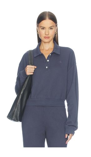 French Terry Cropped Polo Sweatshirt en . Taille L. Also en M, S, XS - Eterne - Modalova