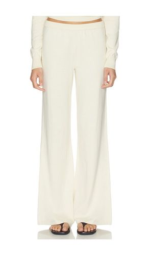 Cotton Cashmere Wide Leg Lounge Pant en . Taille L/XL. Also en M/L - Eterne - Modalova