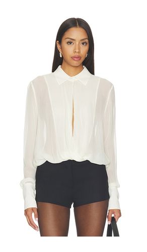 BLOUSE EN GEORGETTE DE VISCOSE VIVI en . Taille S. Also en M, L - Eterne - Modalova