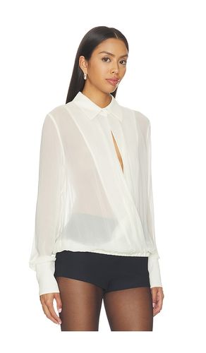 BLOUSE EN GEORGETTE DE VISCOSE VIVI en . Taille L. Also en M, S, XS - Eterne - Modalova